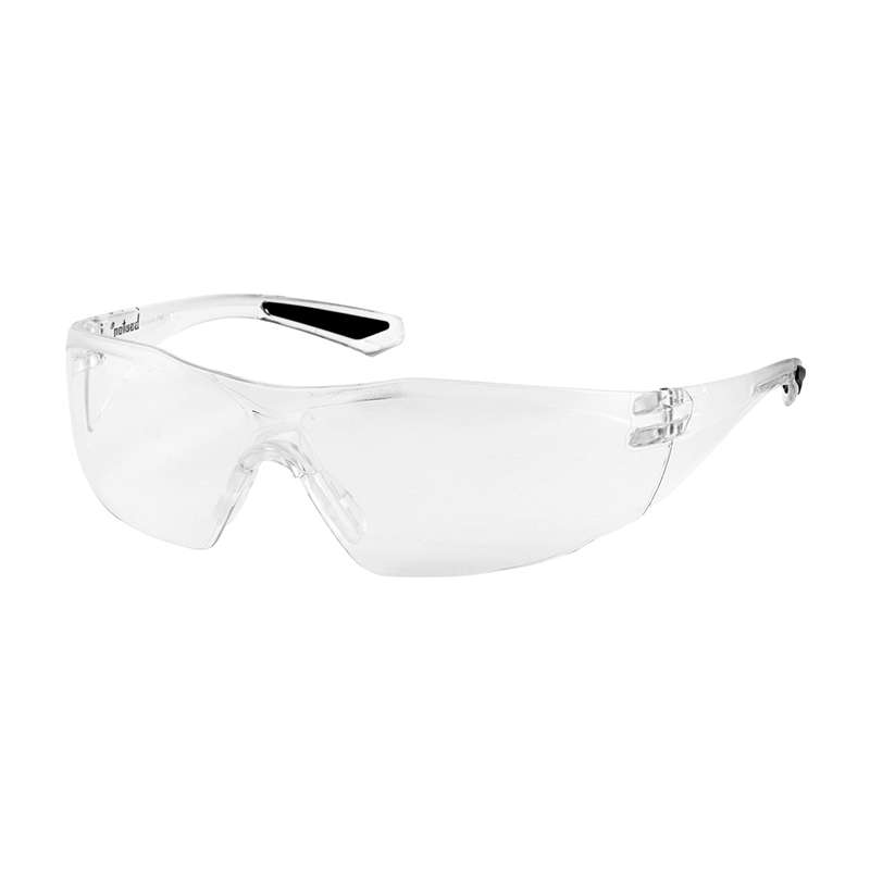 Pulse™ Rimless Safety Glasses with Clear Temple, Clear Lens and Anti-Scratch Coating